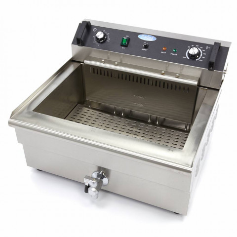 Електрически фритюрник MAXIMA 30л с кран за източване
