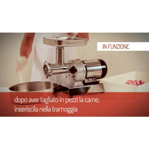 Месомелачка TRE SPADE TC-32 Inox 2HP с капацитет до 320 кг/час DEMO