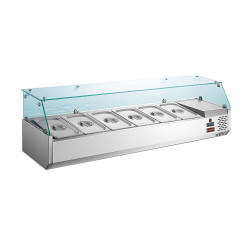 Хладилна витрина на плота GAMMO 150cm - 6xGN1/3