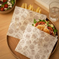Хартиена торбичка, устойчива на мазнини - отворена от 2 страни - 140x140 mm - 200 бр./кутия
